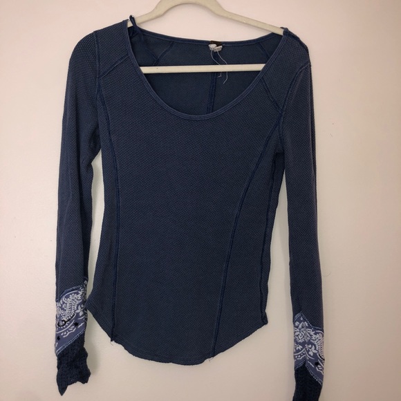 Free people waffle long sleeve - Picture 1 of 4